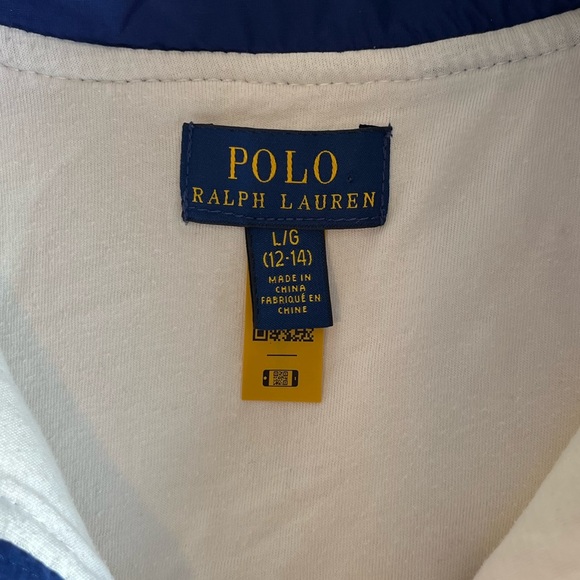 Polo by Ralph Lauren Kids 12-14L Sherpa Pullover Colorblock Cozy Streetwear - Picture 4 of 11